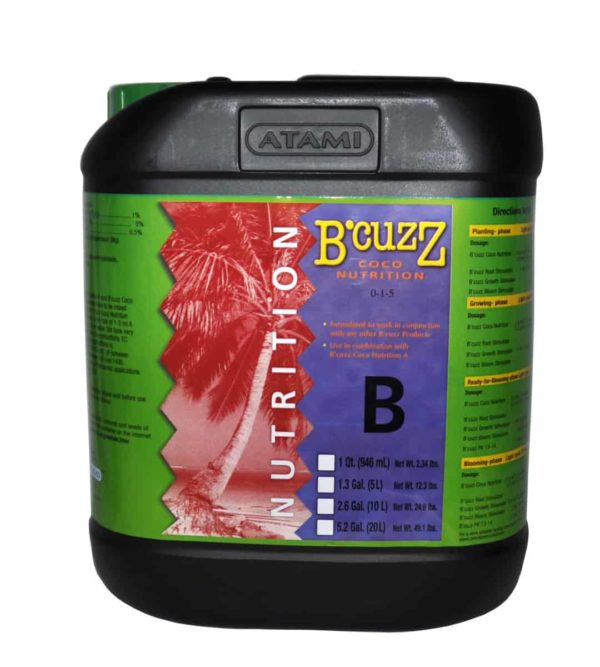 10L B'Cuzz Coco Nutrition Component B