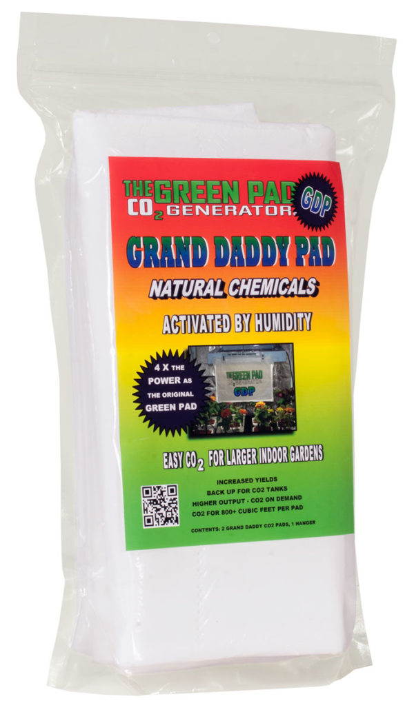 Green Pad CO2 Grand Daddy Pad, pack of 2 w/ 1 Hanger