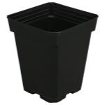 Gro Pro Black Plastic Pot 5 in x 5 in x 6.5 in
