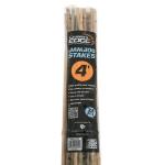 Grower's Edge Natural Bamboo 4 ft - 25/Bag (20 Bags/Bundle)