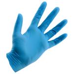 Grower's Edge Light Blue Powder Free Nitrile Gloves 4 mil - Small (100/Box)