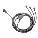 Power All Commercial Grade 125 Volt -7 ft Lead Cord w/ three 6 ft Extension Cords w/ Circuit Breaker
