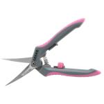 Shear Perfection Pink Platinum Stainless Trimming Shear - 2 in Curved Blades (12/Cs)
