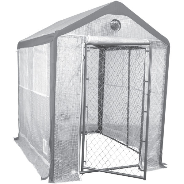 10' x 8' Secure Grow Chain Link Greenhouse