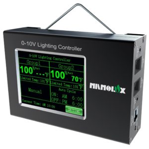 Lighting Controller 0-10V, 2-zone w/temp 2