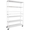 Vertical Grow Shelf Unit - 6 Shelves w/Wheels