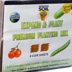 Expand & Plant Premium Coir Sheet, pack of 8 (4/cs