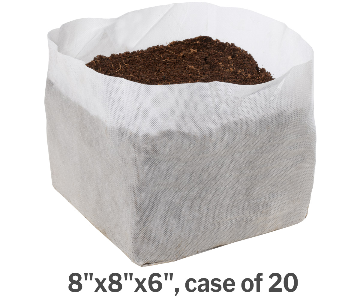 GROW!T Commercial Coco, RapidRIZE Block 8"x8"x6", case of 20