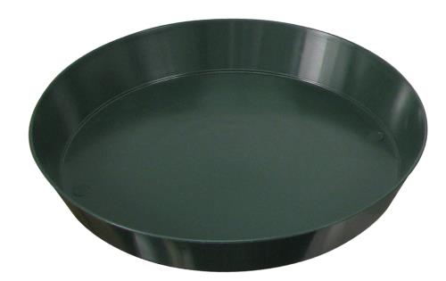 Green Premium Plastic Saucer 12 in
