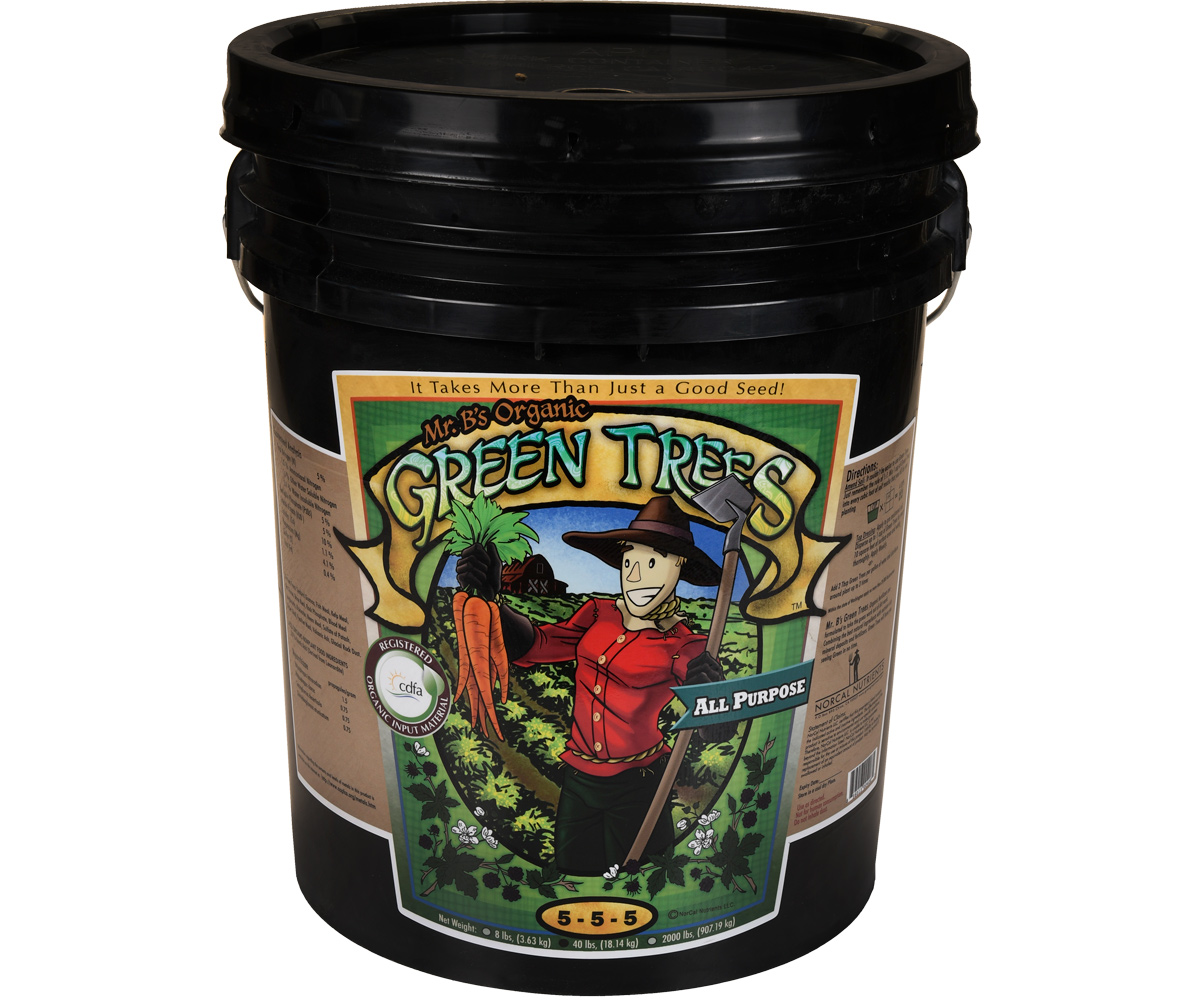 Mr. B's Green Trees Organic All Purpose, 5 gallon pail, 40 lbs